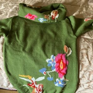 Green sweater dress in great condition